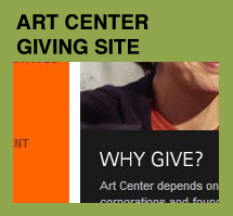 Art Center Giving
